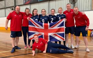GB Women's team at the Under 19 World Championships.