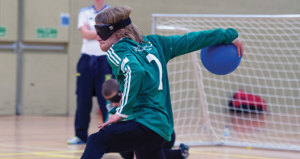 Goalball shot