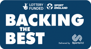 Backing the best logo, an initiative coordinated by Sports Aid. A Sport England funded organisation.
