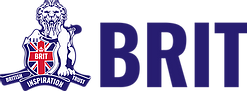 British Inspiration Trust Logo which features a Lion with the British flag and the letters B R I T.