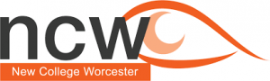 NCW logo (Letters followed by swooshing lines in the shape of an eye)