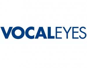 VocalEyes logo.