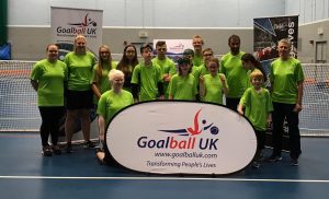 Goalball UK's 2019 Summer Camp group photo.