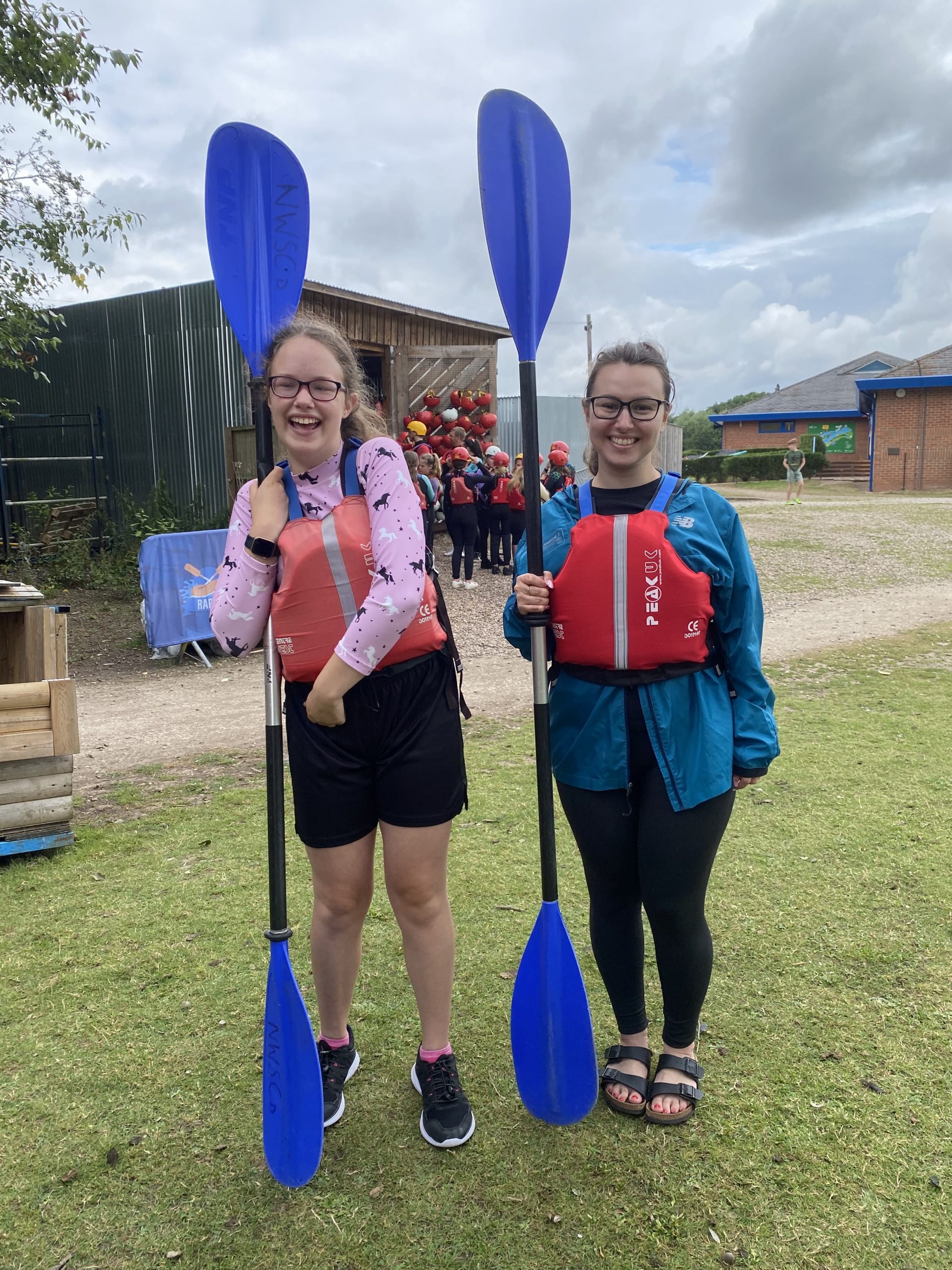 Keira & Natalie @ Camp 1 -min - Goalball UK