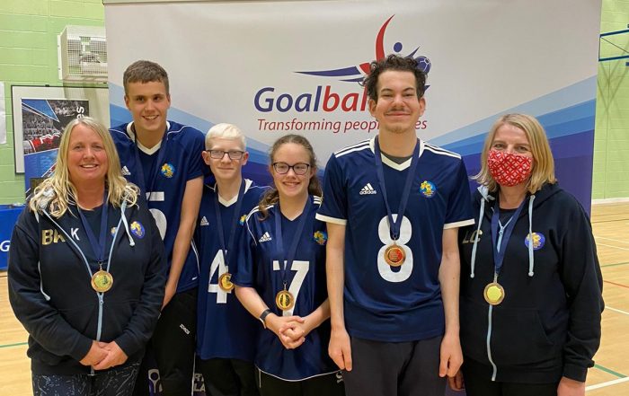 Winchester Knights team photo with bronze medals!