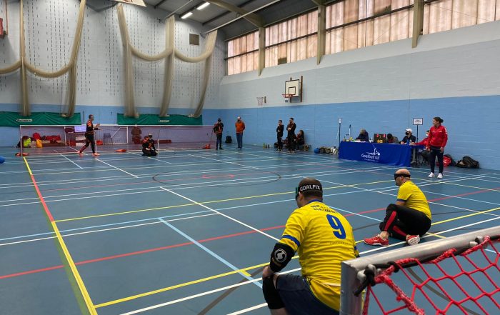 Intermediate North action shot mid game between West Yorkshire and Fen Tigers.