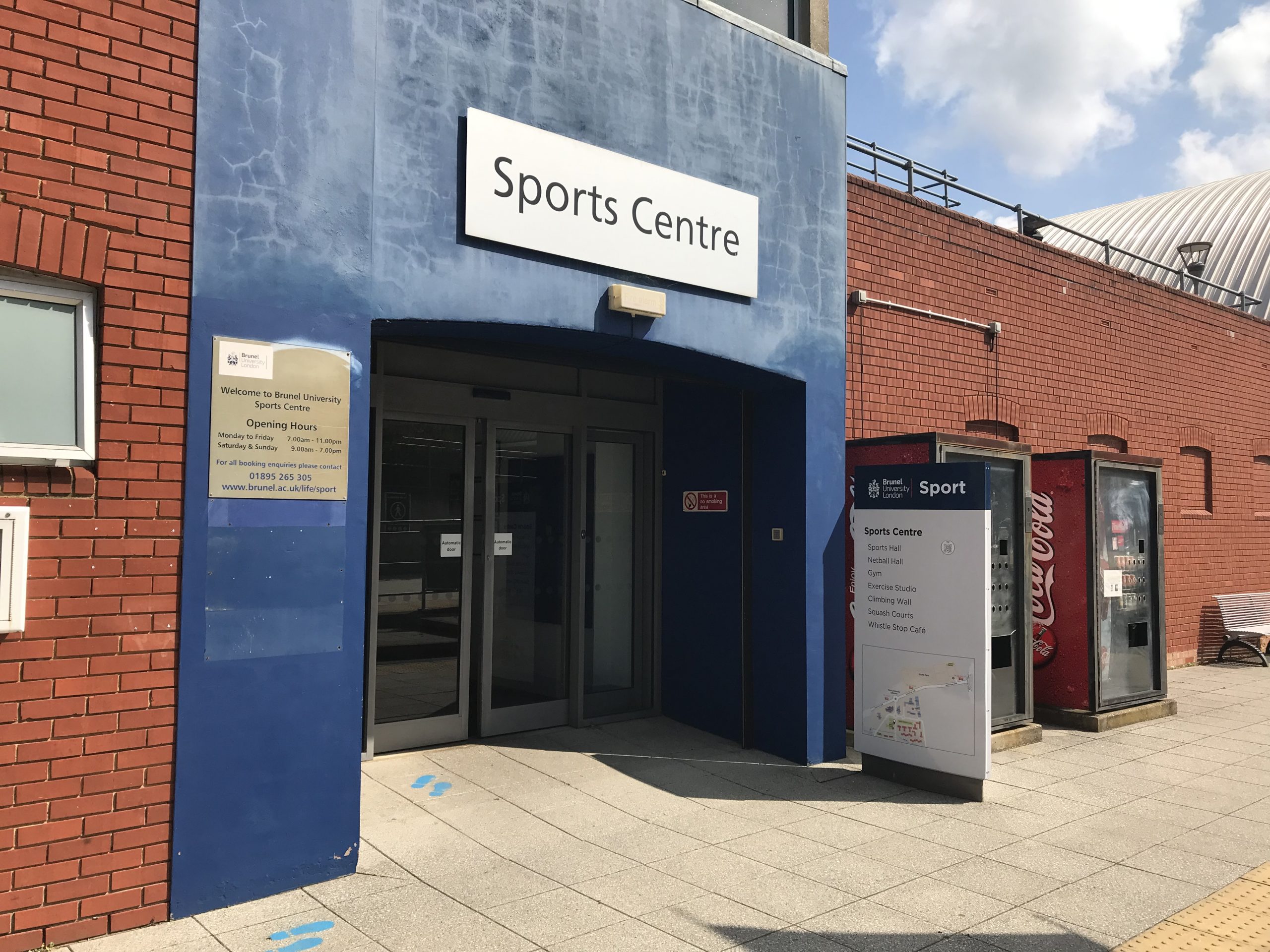 Sports Centre entrance