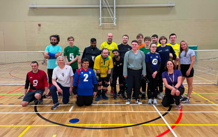 Nottinghamshire Sheriffs, West Yorkshire & South Yorkshire joint training session with all players from the three clubs in a photo together after a hard workout!