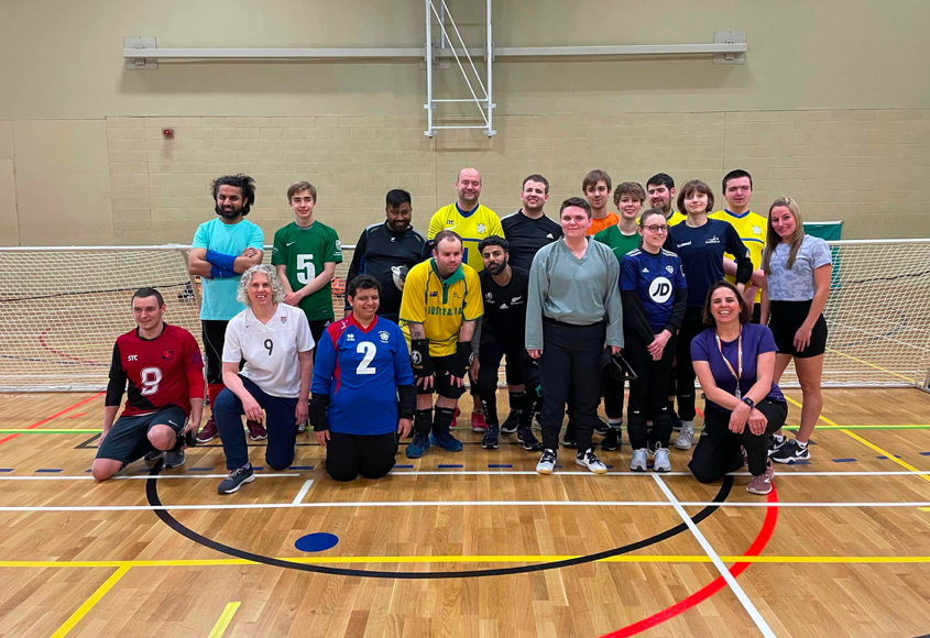 Nottinghamshire Sheriffs, West Yorkshire & South Yorkshire joint training session with all players from the three clubs in a photo together after a hard workout!