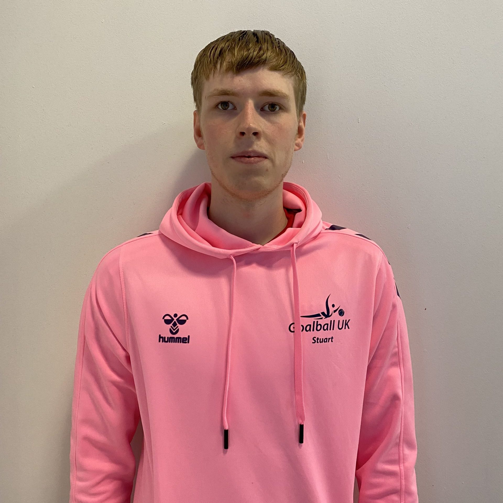 Stuart Hudson in his pink youth forum hoodie