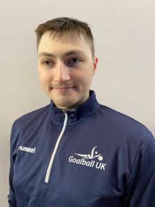Josh Murphy headshot in Goalball UK kit
