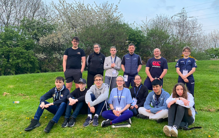 Camp 6 team evening walk