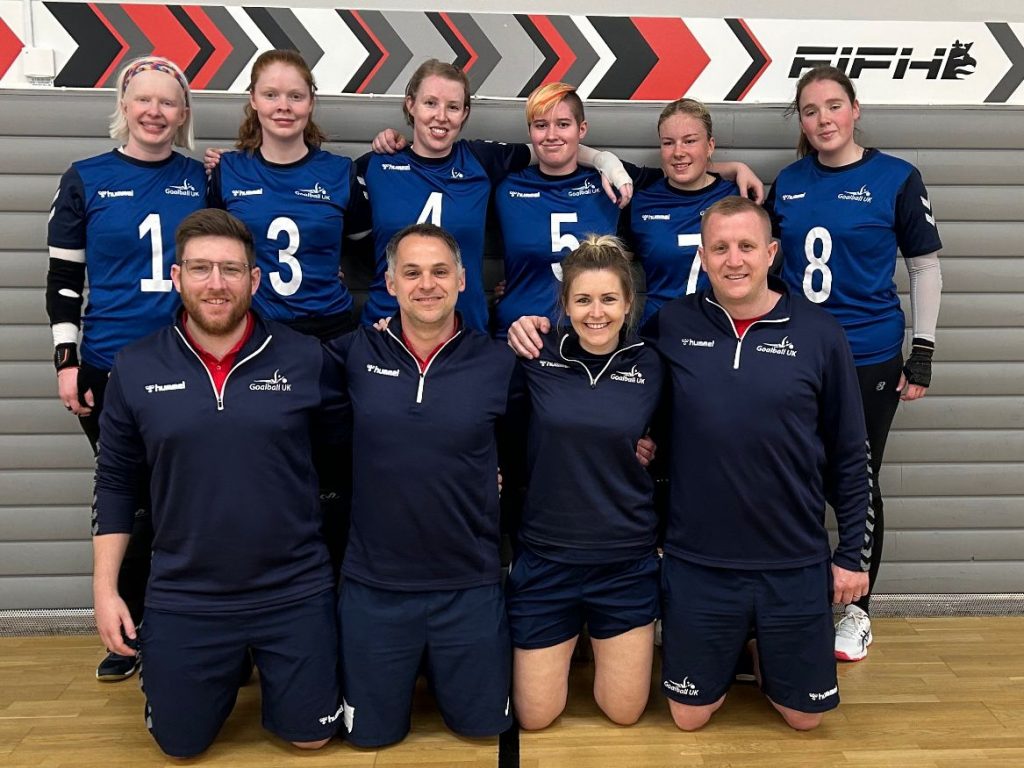 GB Women team shot with players and staff in Malmo
