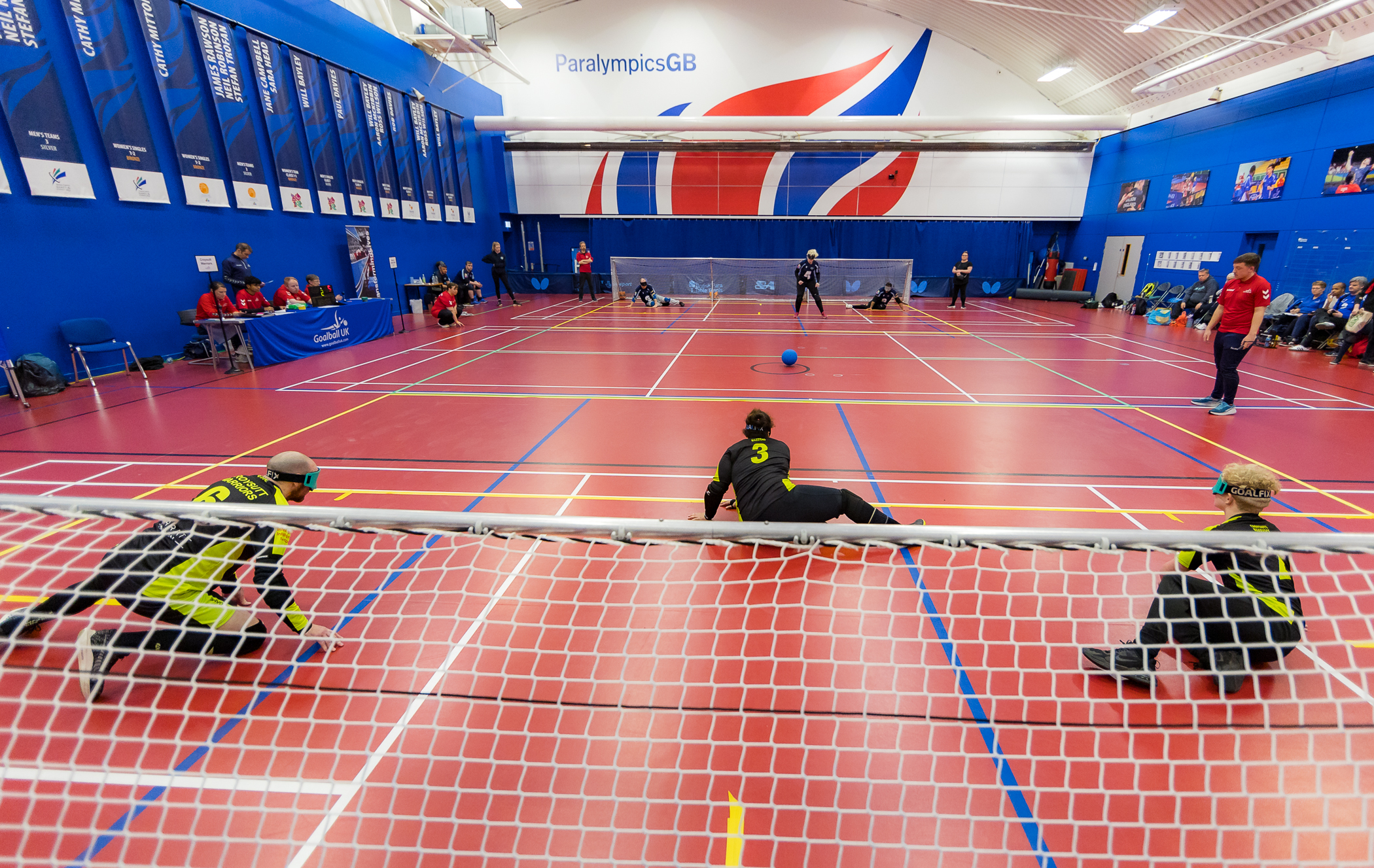 Wide angle shot of an Intermediate game in play at EIS Sheffield