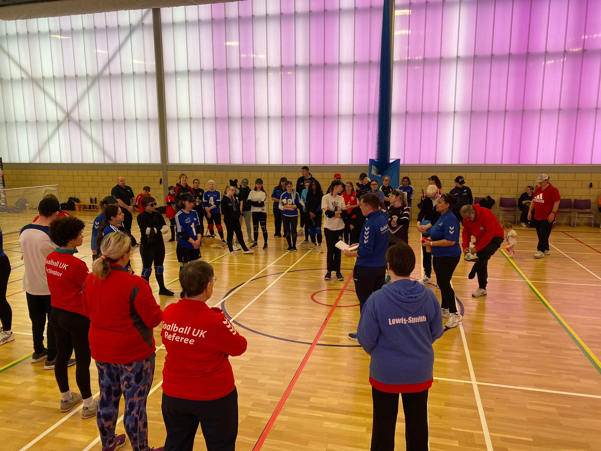 WhatsApp Image 2024-04-30 at 15.26.06 The closing presentation of the This Girl Can Open 2025, with all attendees standing in a big circle in the sports hall.