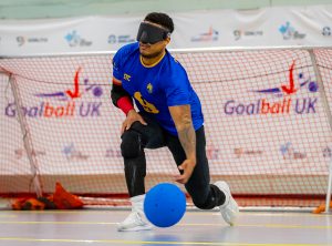 Male player taking a shot.