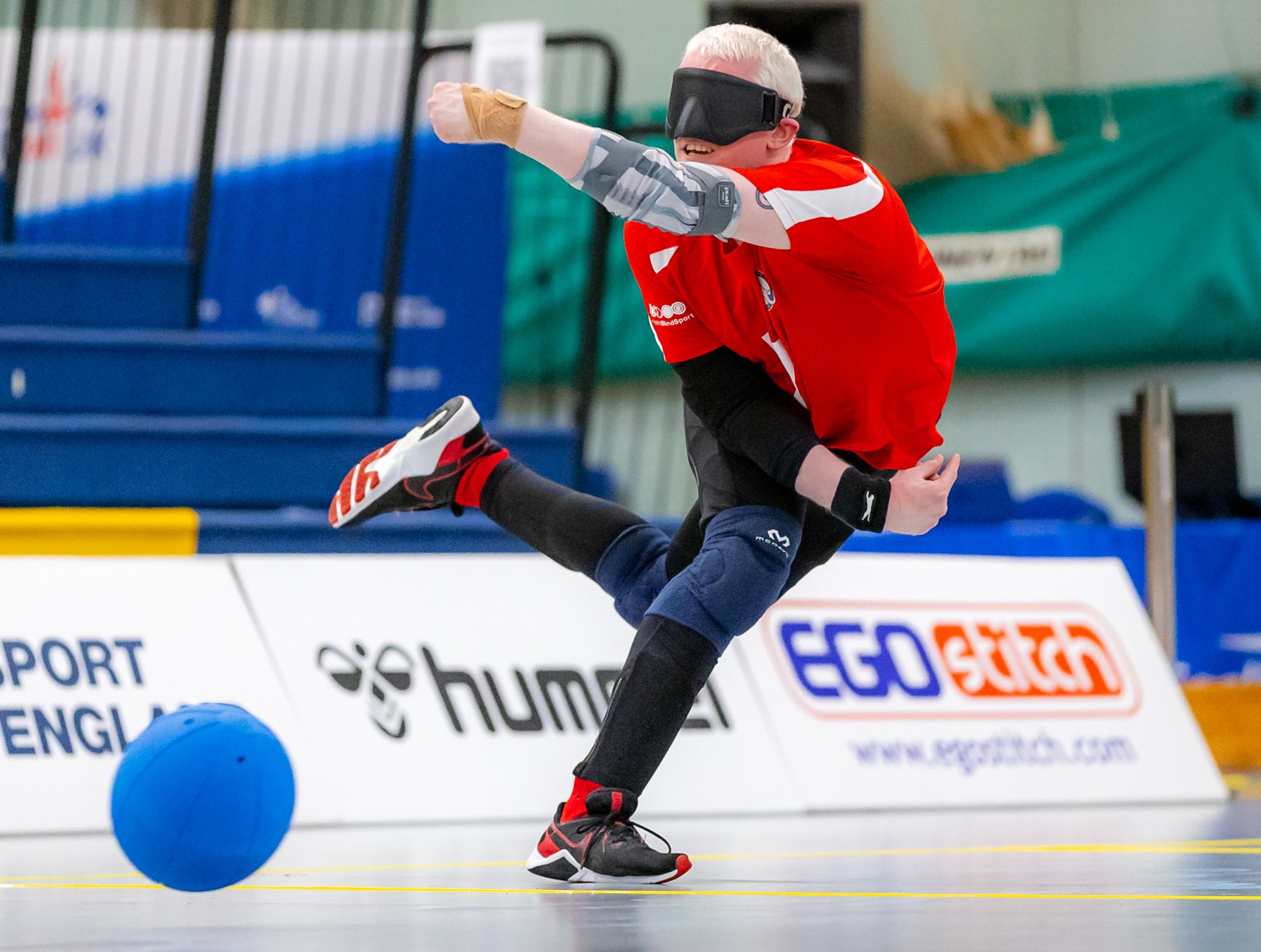 Male player taking a shot.