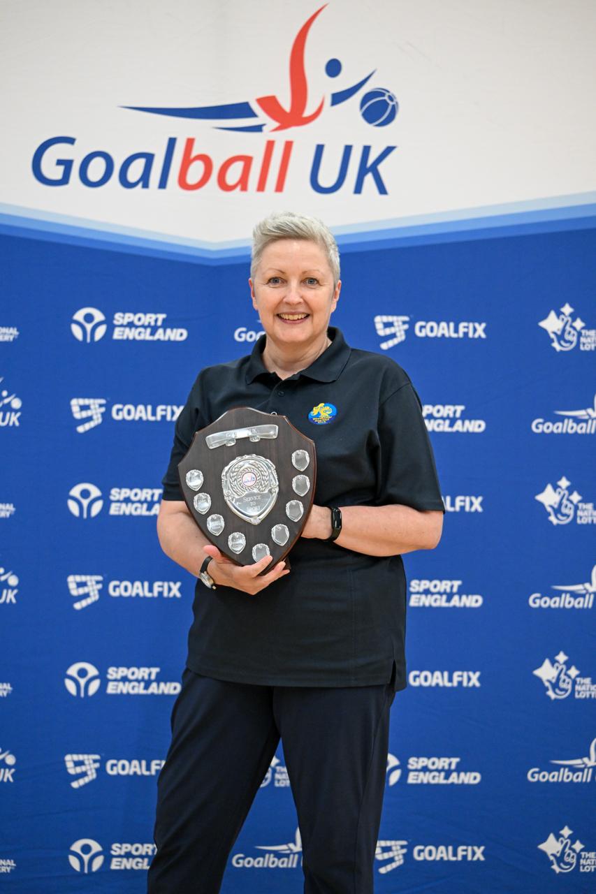 Bev Bu-Rashid with the Keith Lound Service to Sport Award