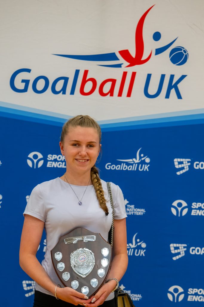 Tegan with her 25/26 Player of the Season Award