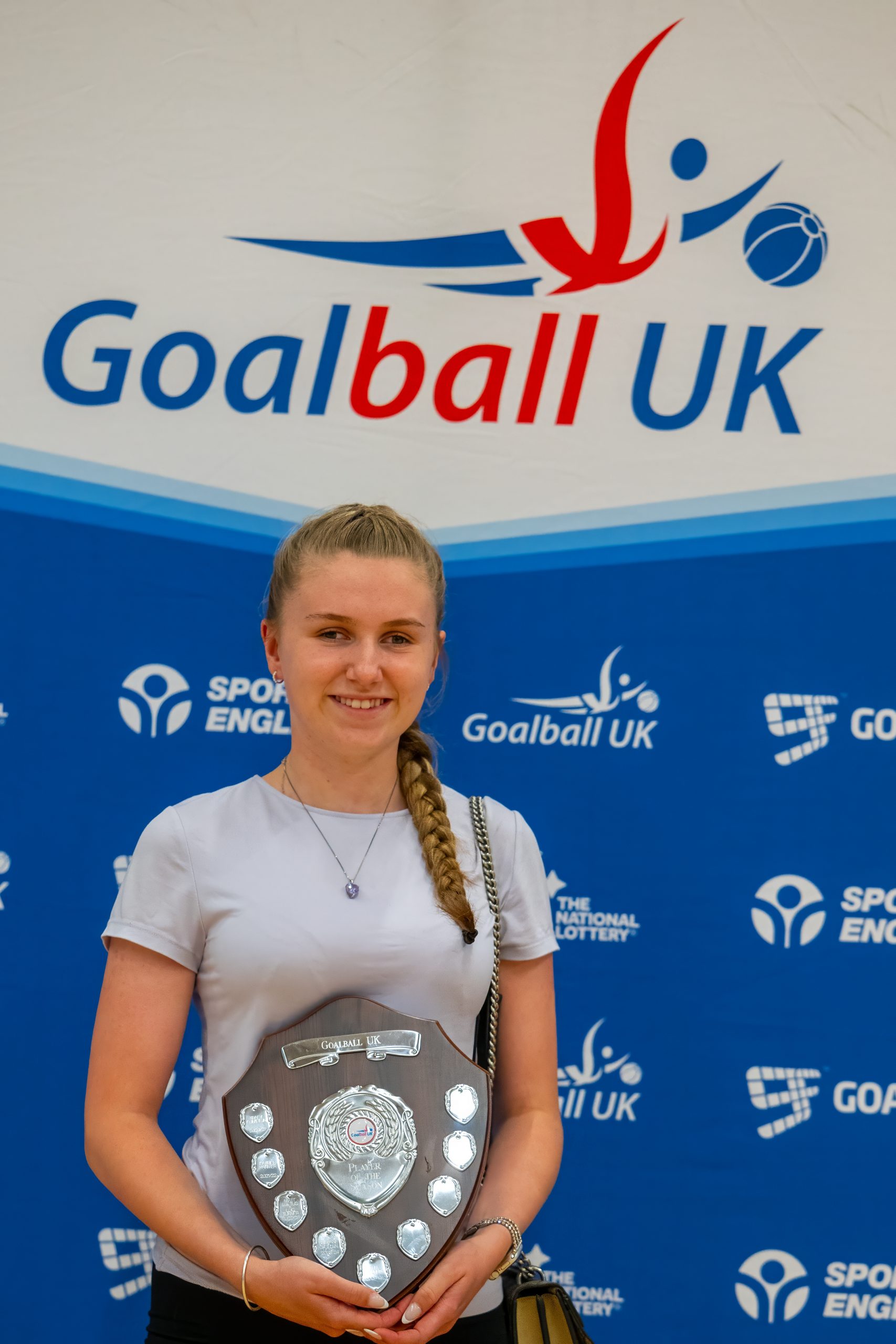 Tegan with her 25/26 Player of the Season Award