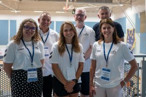 Goalball UK Board Members- Emma Henwood, Ian Clarke, Allegra Fowler-Wright, Mark Winder, Lisa Gannon & Mark Martin.